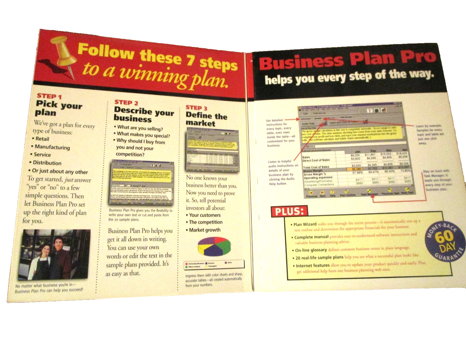 1998, Business Plan Pro v3, Complete w/ Original Box, Manuals and CD