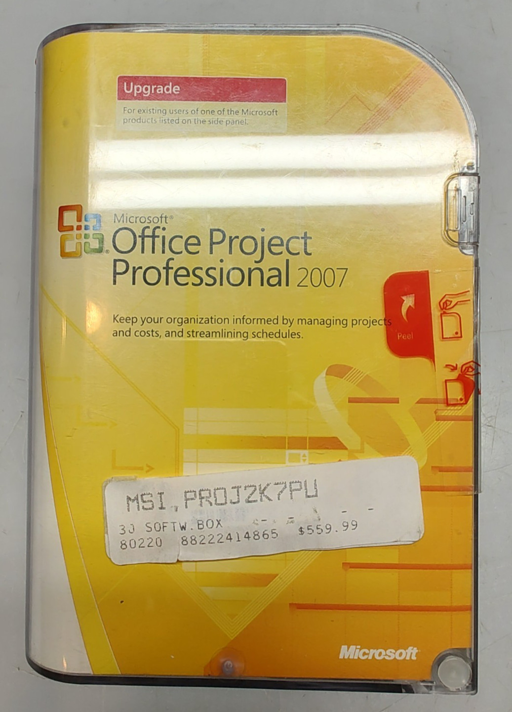 NEW Microsoft Office Project Professional 2007 SKU H30-01823 Retail Box, Upgrade