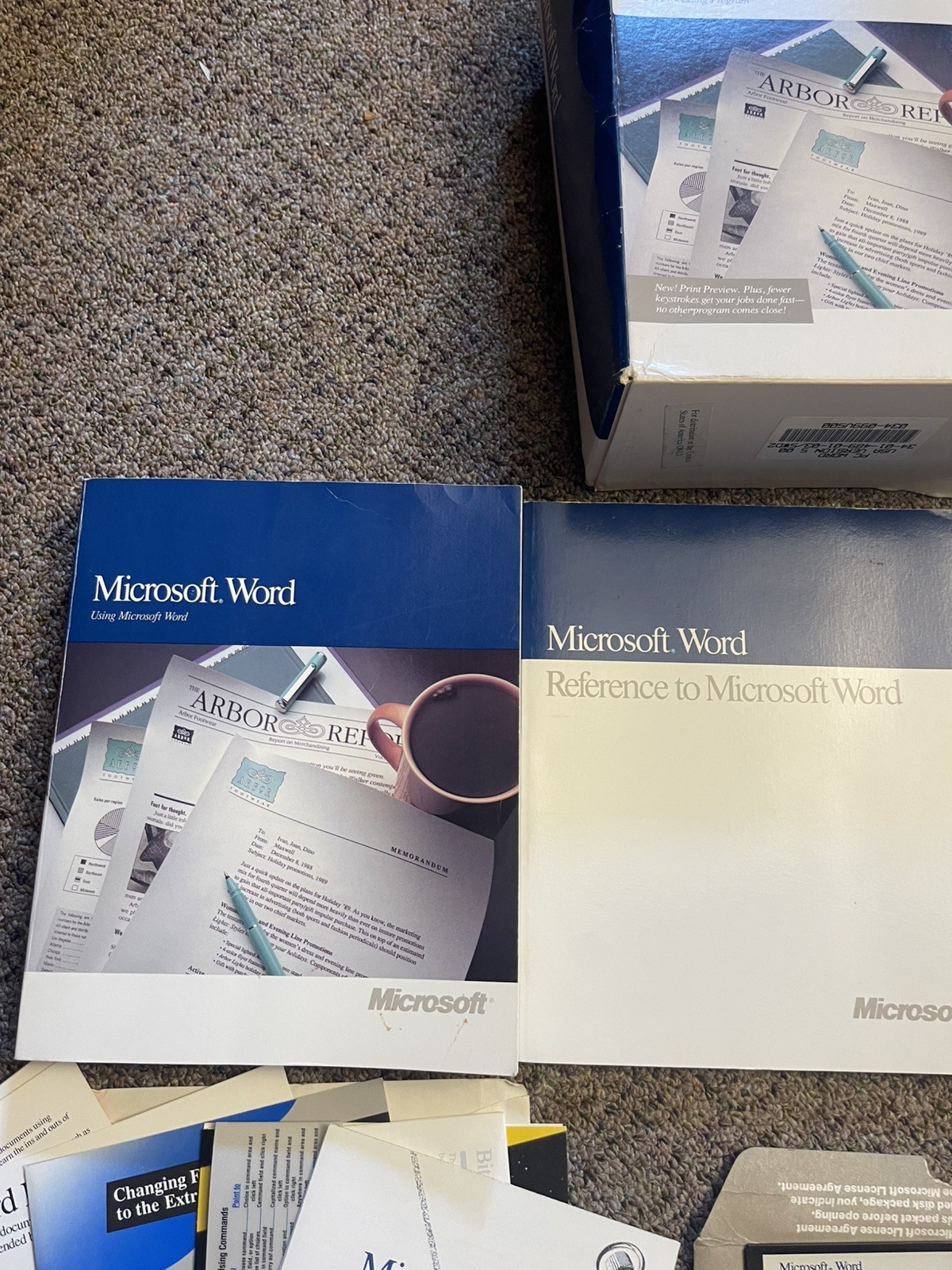 Microsoft Word version 5.0 For Personal Computers 5.25” Disks
