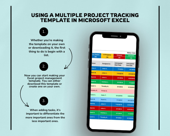 45+ Multiple Project Tracking Templates | Excel, Word & Project Management Tools