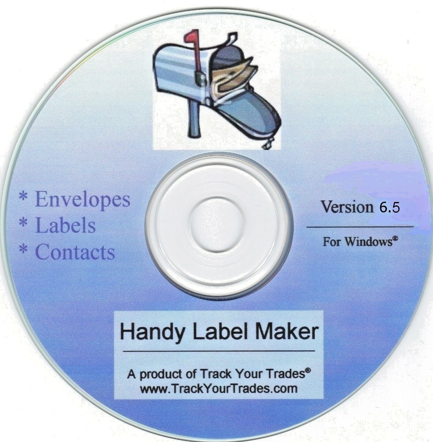 Software program prints mailing address on labels/envelope. Windows PC or laptop