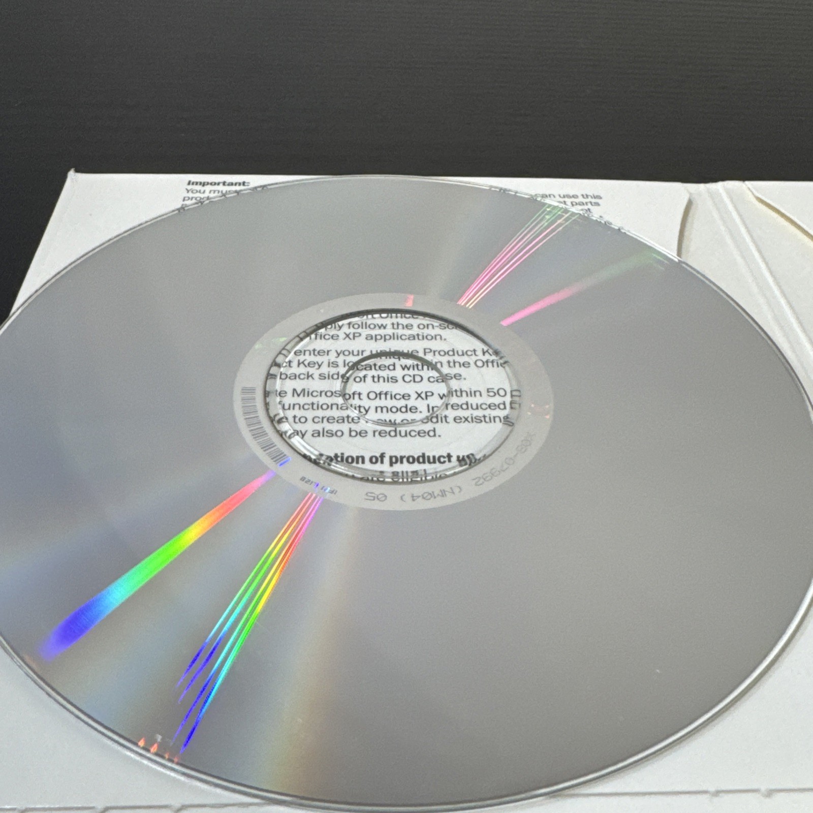 2001 Microsoft Office XP Small Business SBE for Windows Discs w/ Product Key