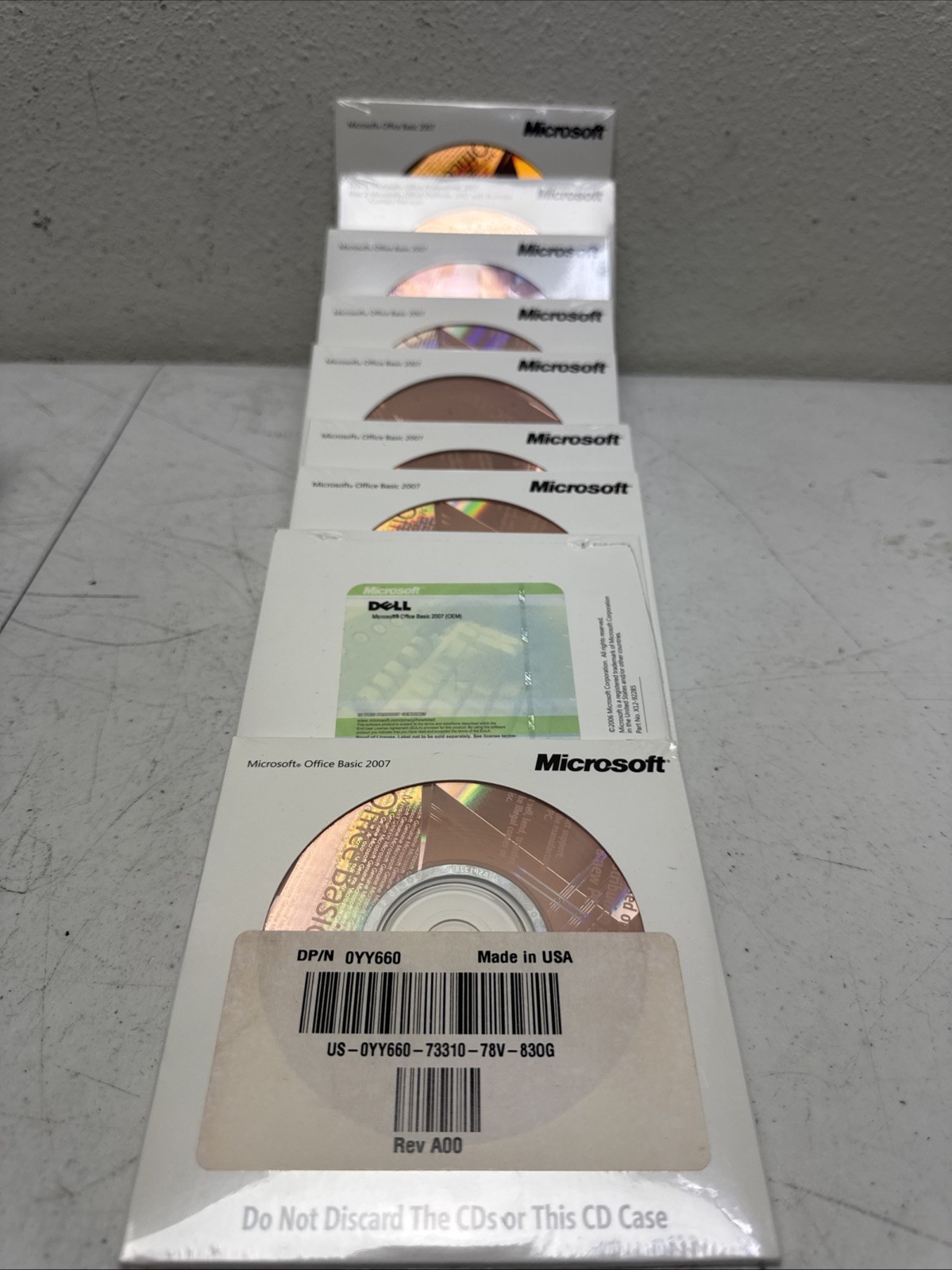 BRAND NEW GENUINE Microsoft Office 2007 Basic Edition BE Full English (OEM)