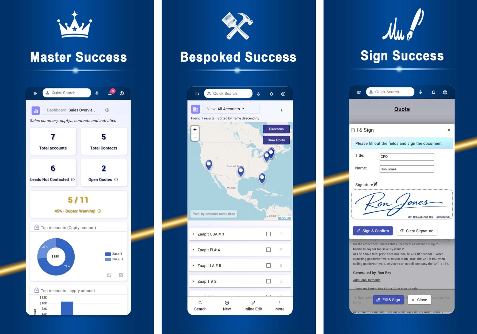 LIFETIME DEAL: CRM and marketing automation, E-Signature, Mass email+sms – BROSH