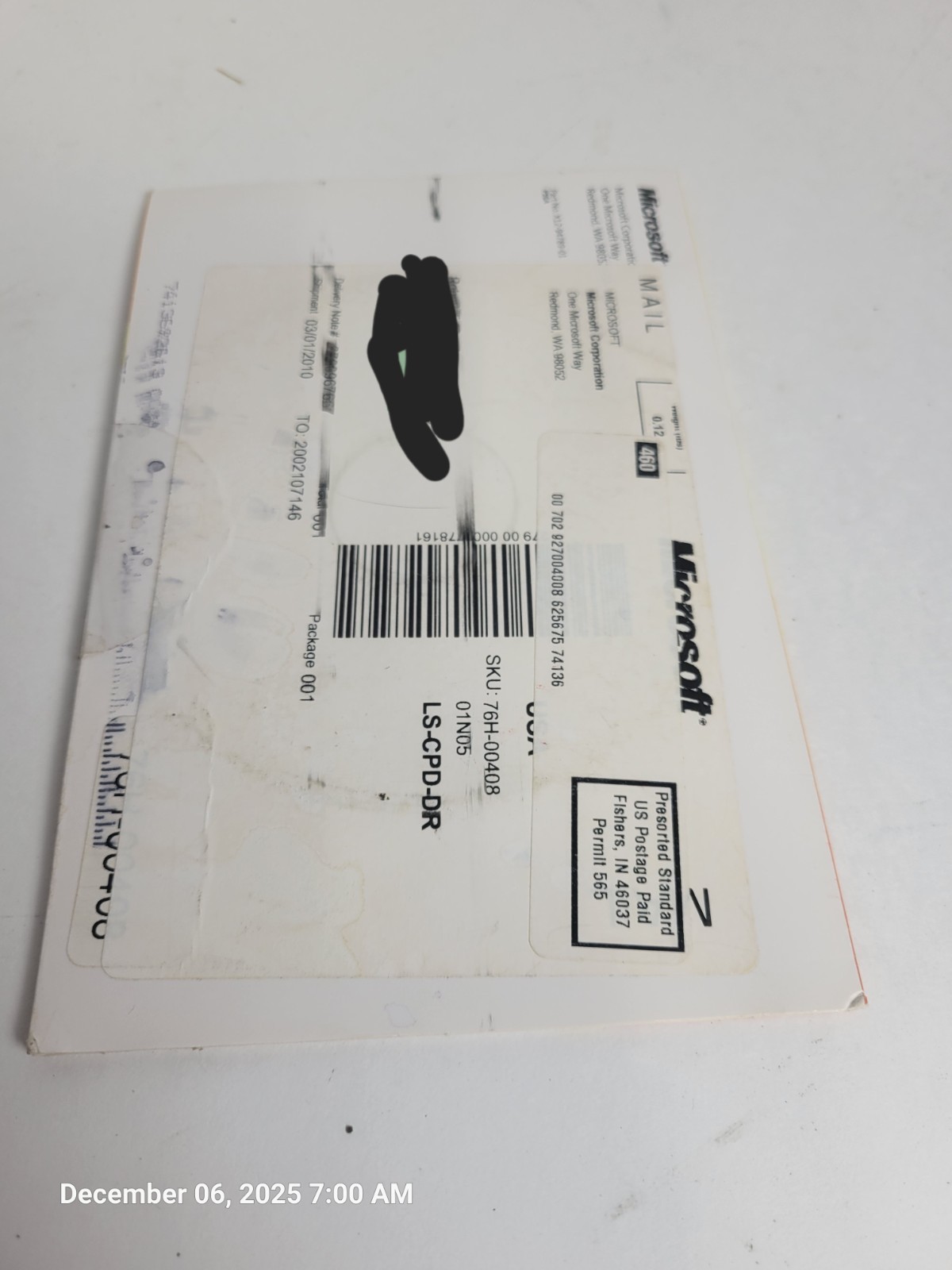 Microsoft Office Ultimate 2007 Genuine Backup Discs + Original Mailer & COA