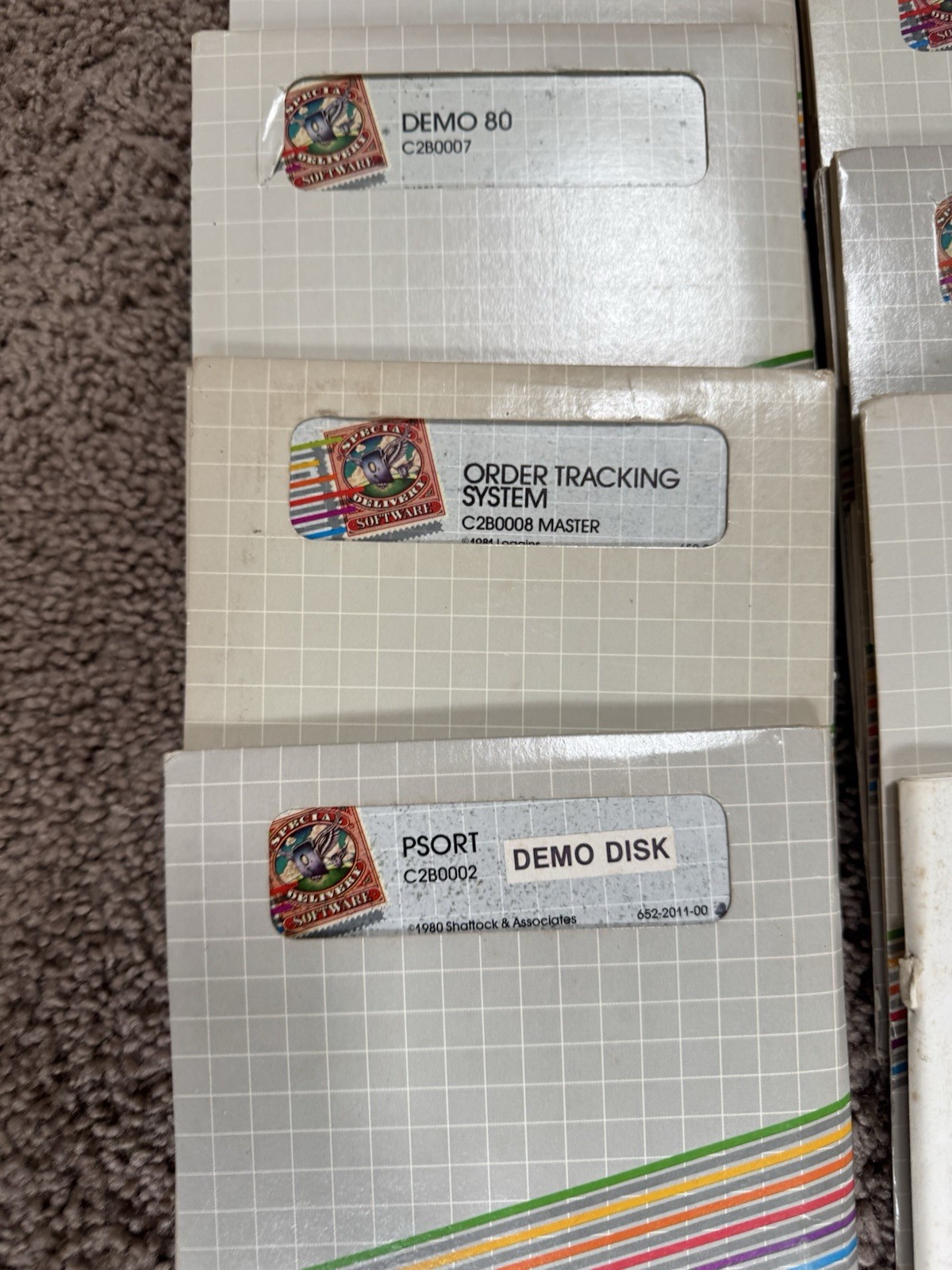 VTG APPLE II RARE DEALER DEMONSTRATION PACKAGE SPECIAL DELIVERY SOFTWARE LOOK
