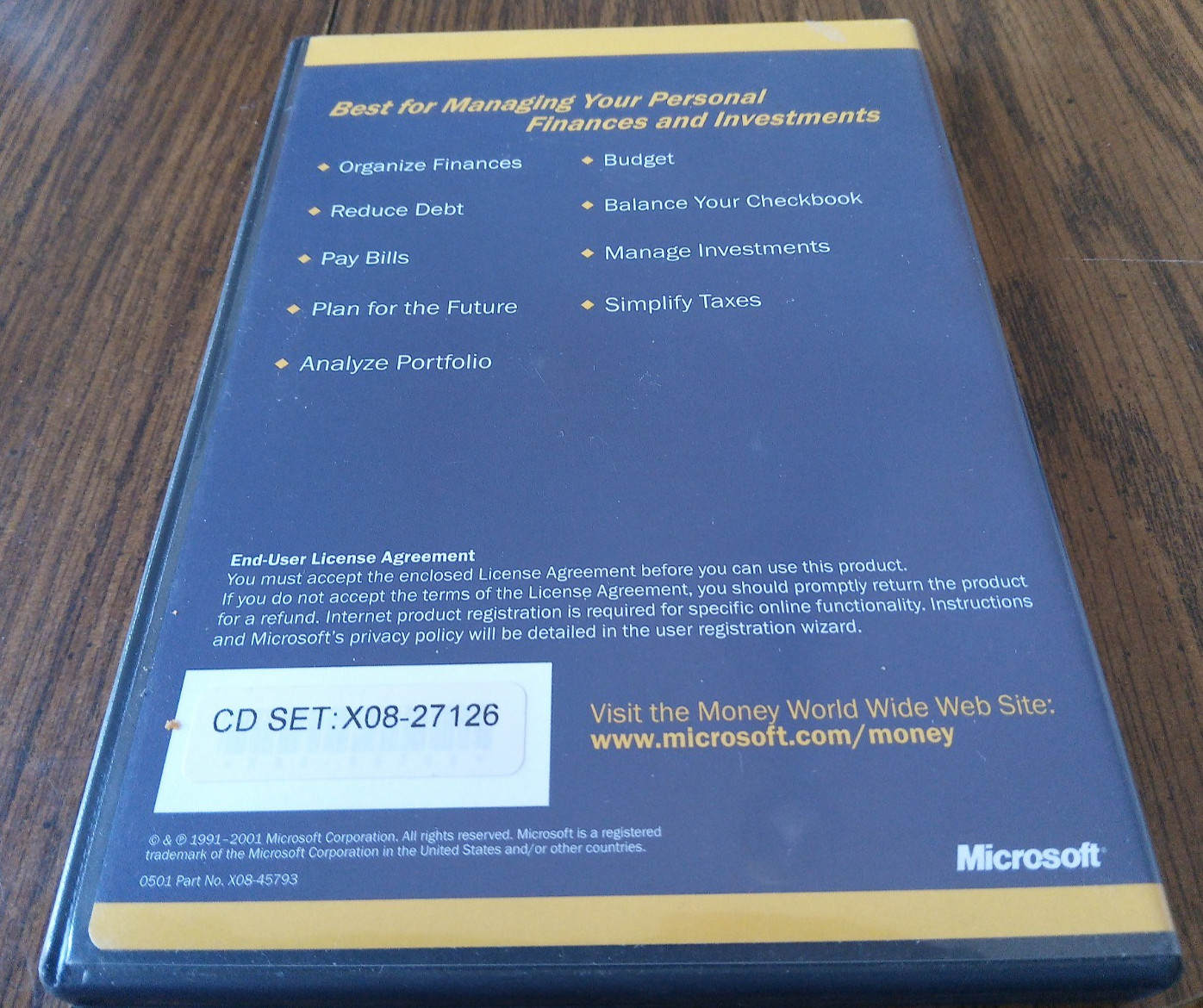 Microsoft Money 2002 Deluxe For Windows PC’s