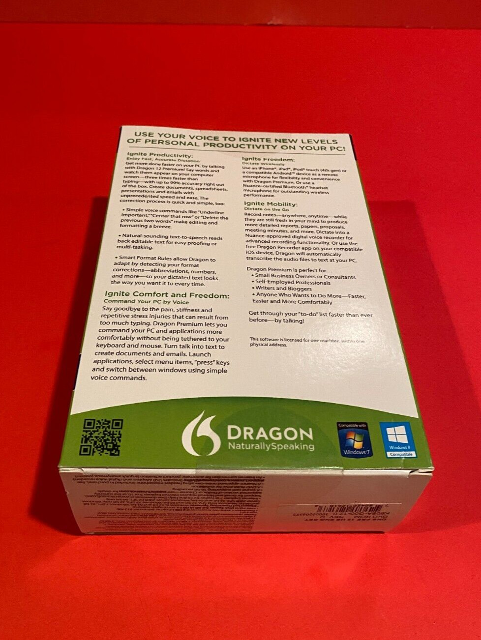 Nuance Dragon NaturallySpeaking 12 Premium (Retail) for Windows K609A-G00-12.0