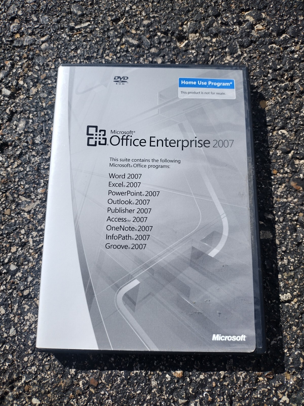 Microsoft Office Enterprise 2007 Home Use VG Cnd w/Product Key Fast Ship