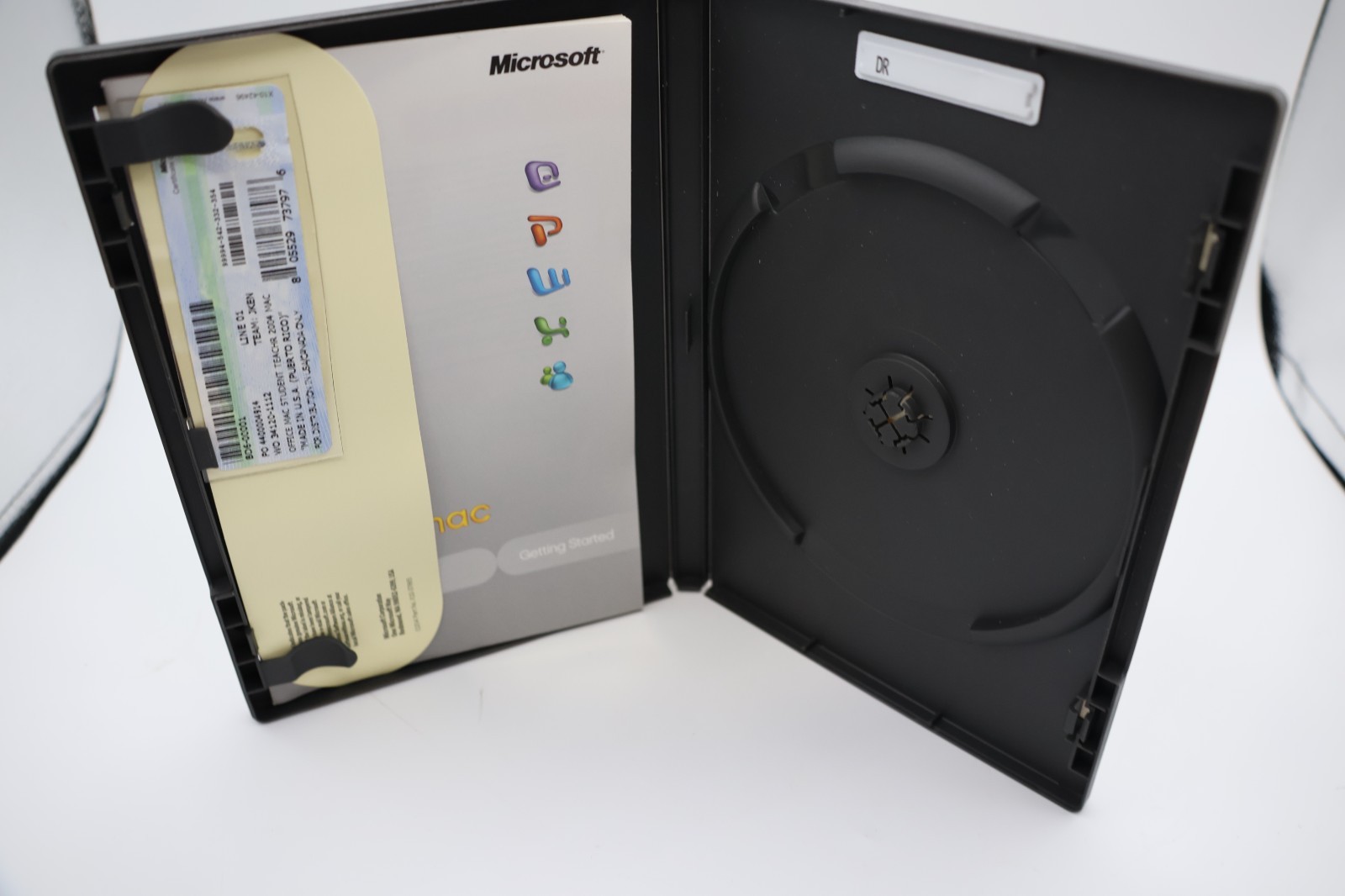 Microsoft Office Mac 2004 Student and Teacher Edition Booklet 3 Keys Software