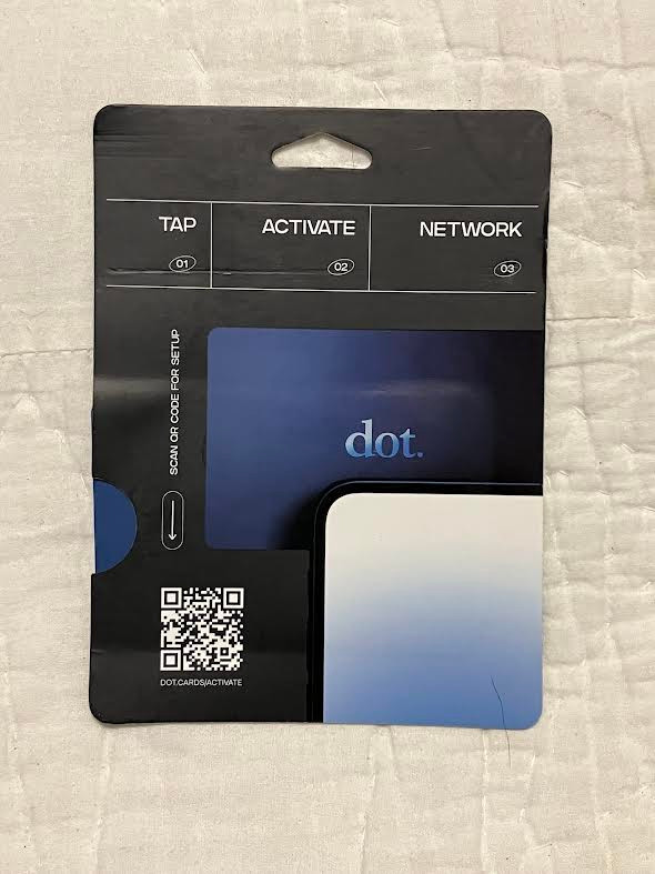 Dot.Card Blue – Networking Card – Digital Business Card – New