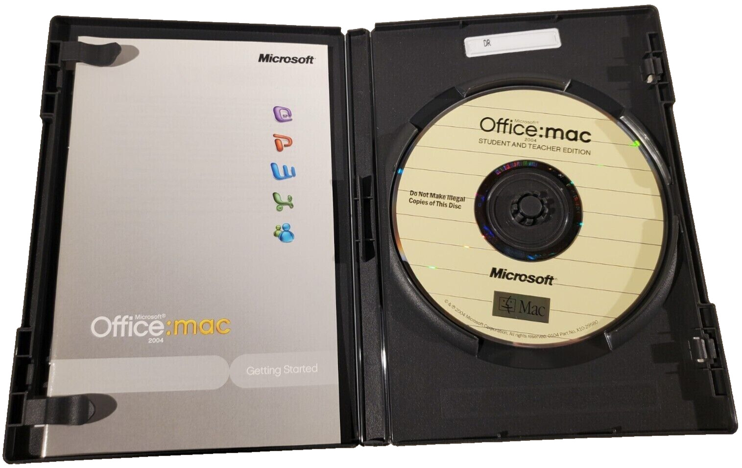 Microsoft Office 2004 Student Edition for Apple Mac OS X full version 3 Licenses
