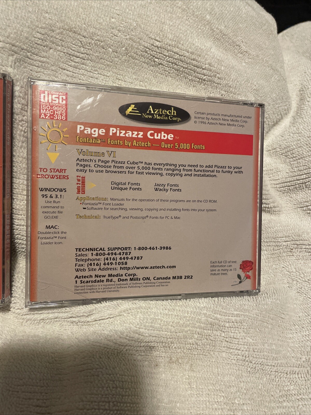 PAGE PIZAZZ CUBE VOLUMES 2 & 6- PC WINDOWS 95/3.1/MAC Fast Free Shipping