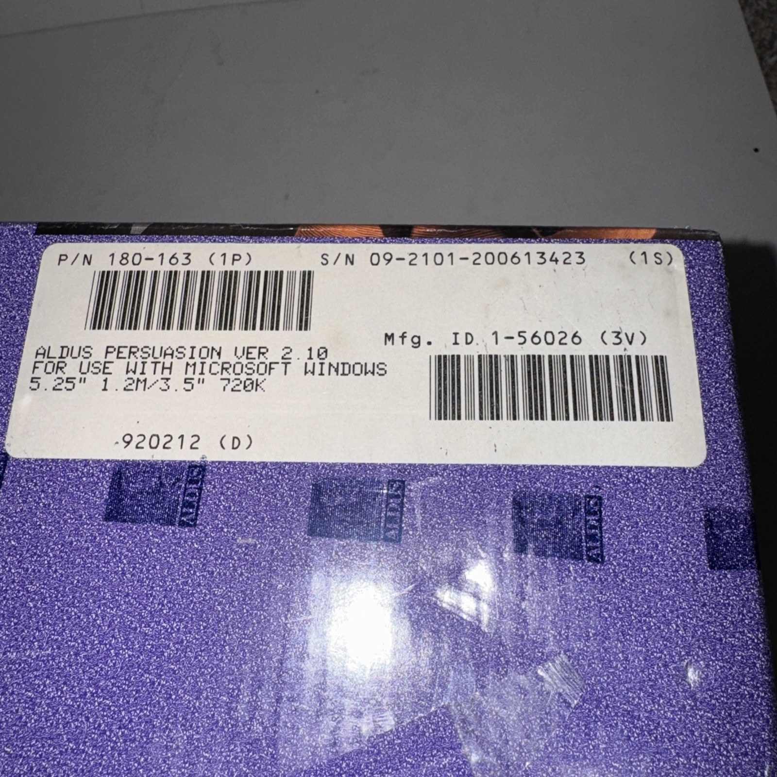 RARE Aldus Persuasion 2.1 + Adobe Type Manager- 1991 – Portions Factory Sealed