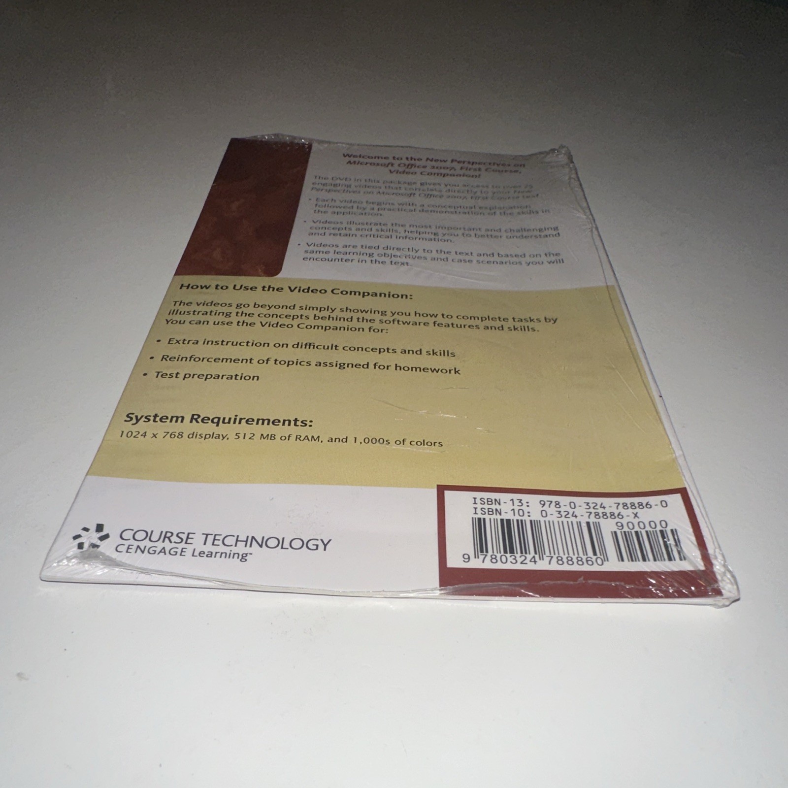 Microsoft Office 2007 First Course Video Companion DVD Office Software Suite