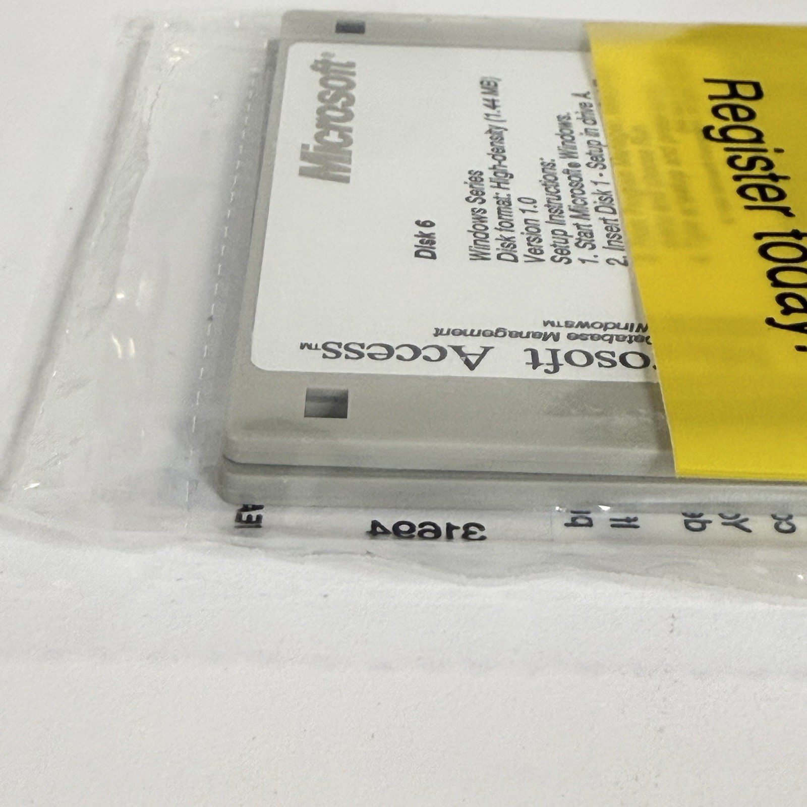 Microsoft Access Relational Database Management Windows Software 3.5” Disk Set