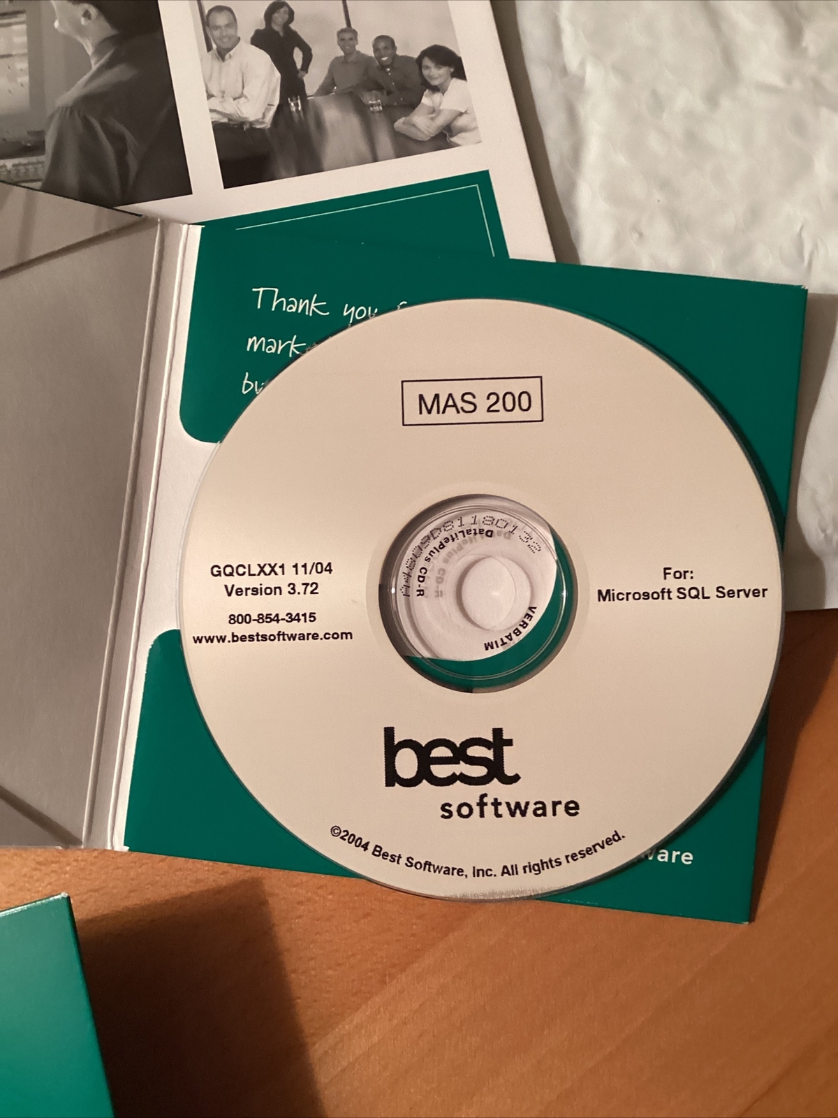 New Sage MAS200 For SQL 3.72, Paperless Office,FRx, Upgrade Ver, Docs, CDs, Etc