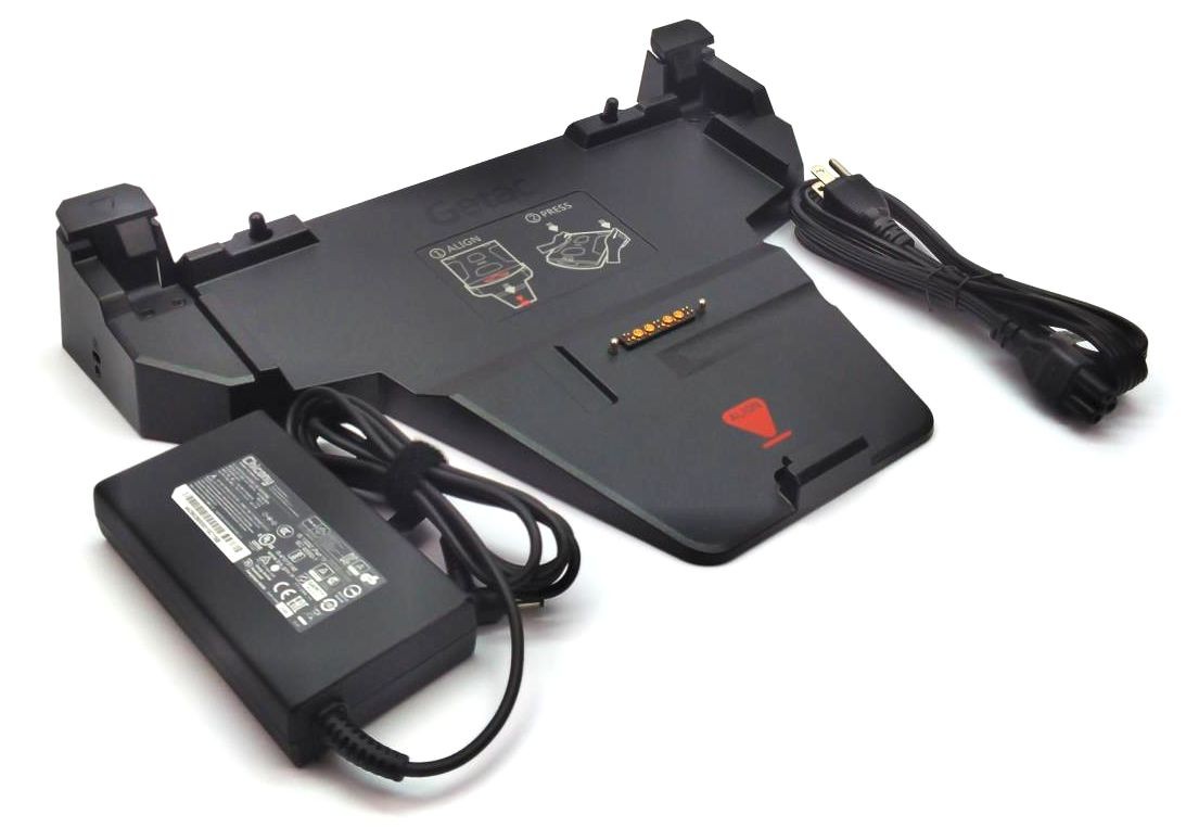 GETAC S410 Office Dock Station with 120W AC Adapter GDOFUP Genuine OEM