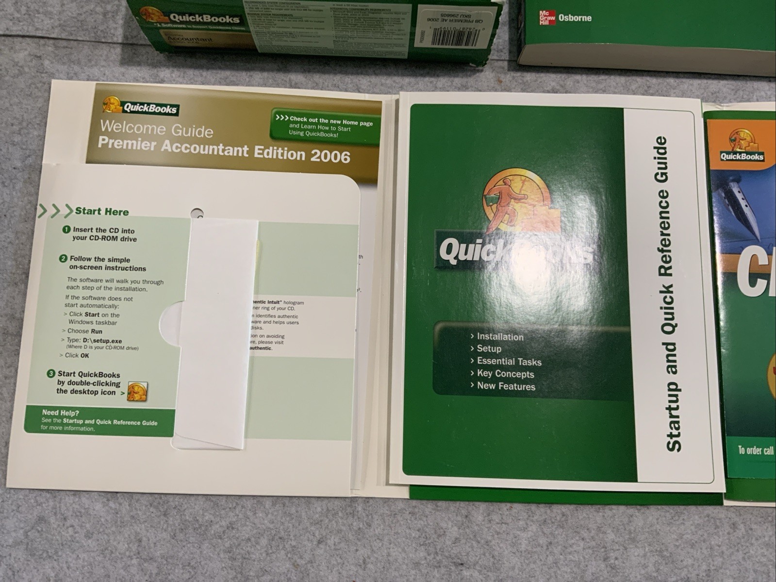 QuickBooks 2006 Accountant Premier Edition Big Box W/ Manuals & Key Code PC