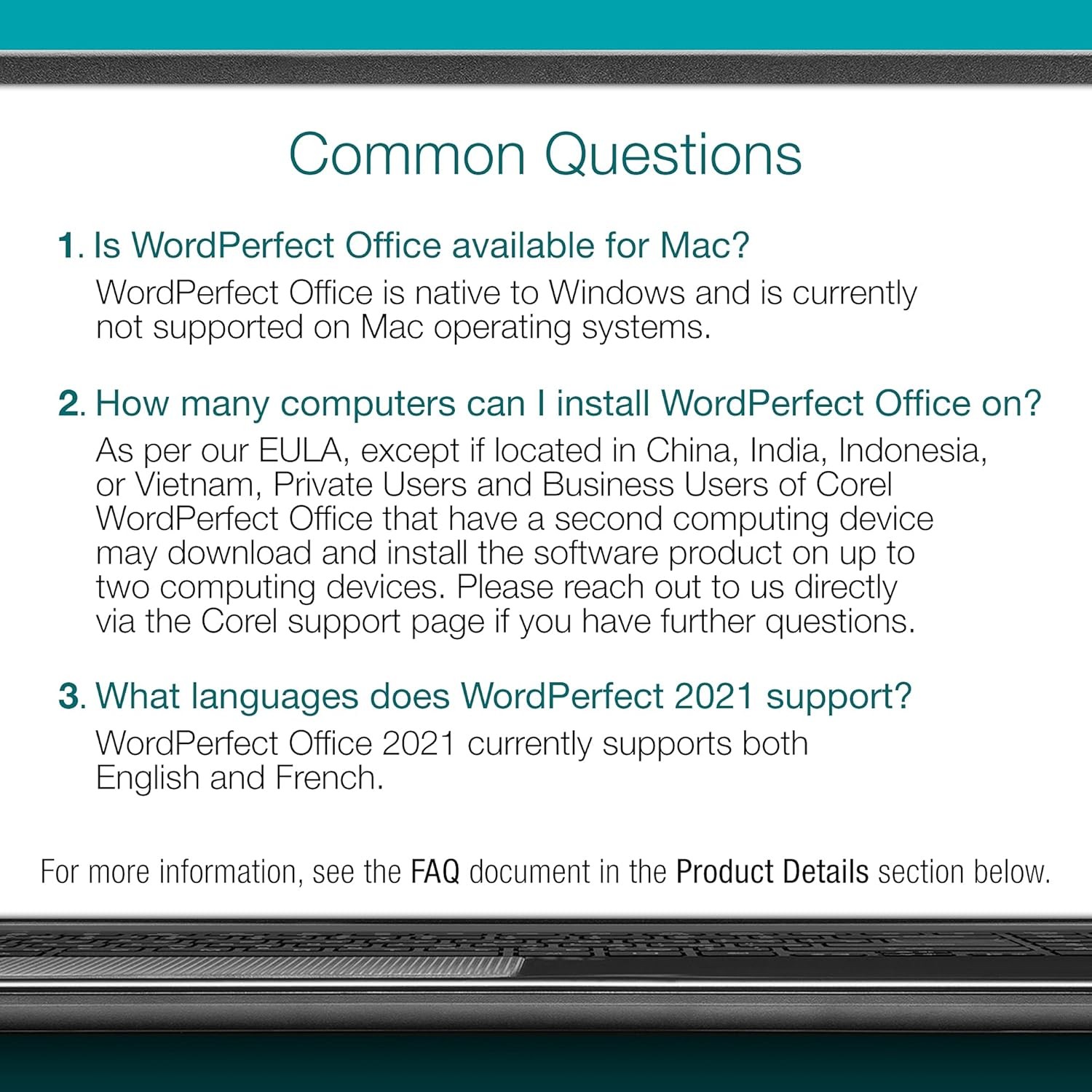 Corel WordPerfect Office Home & Student 2021 | Office Suite of Word Processor, S