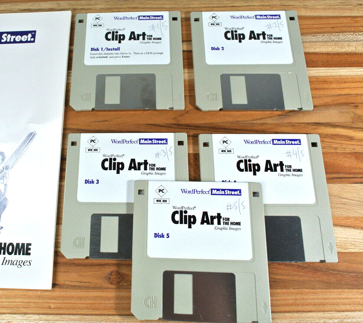 Wordperfect Clip Art for the Office 1.0 Win/Dos – Demonstration Copy