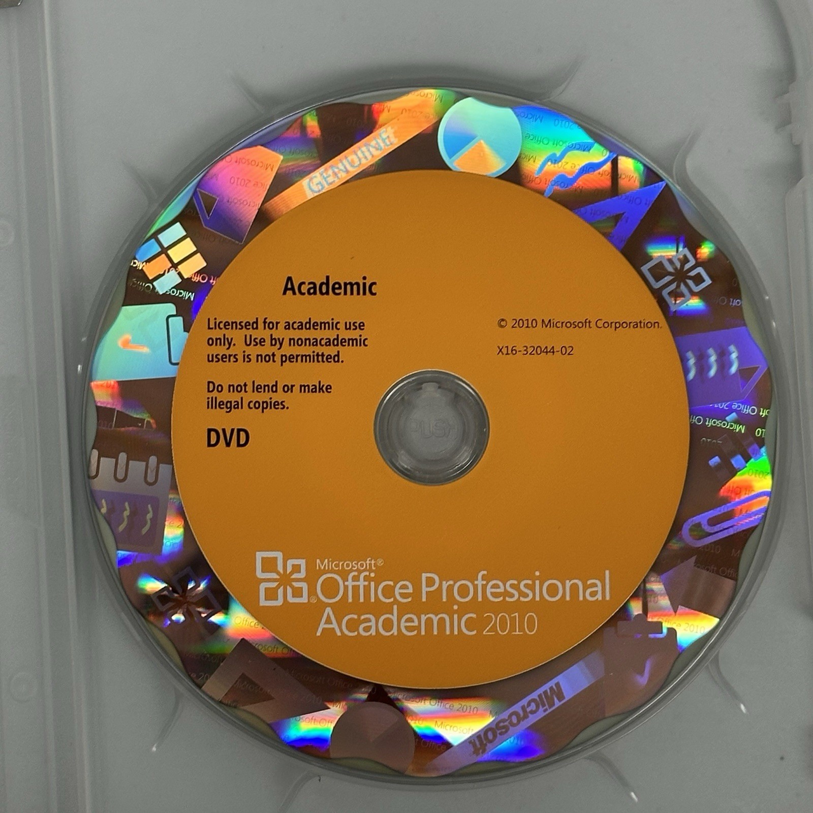 Microsoft Office Professional Academic 2010 Windows Software With Key