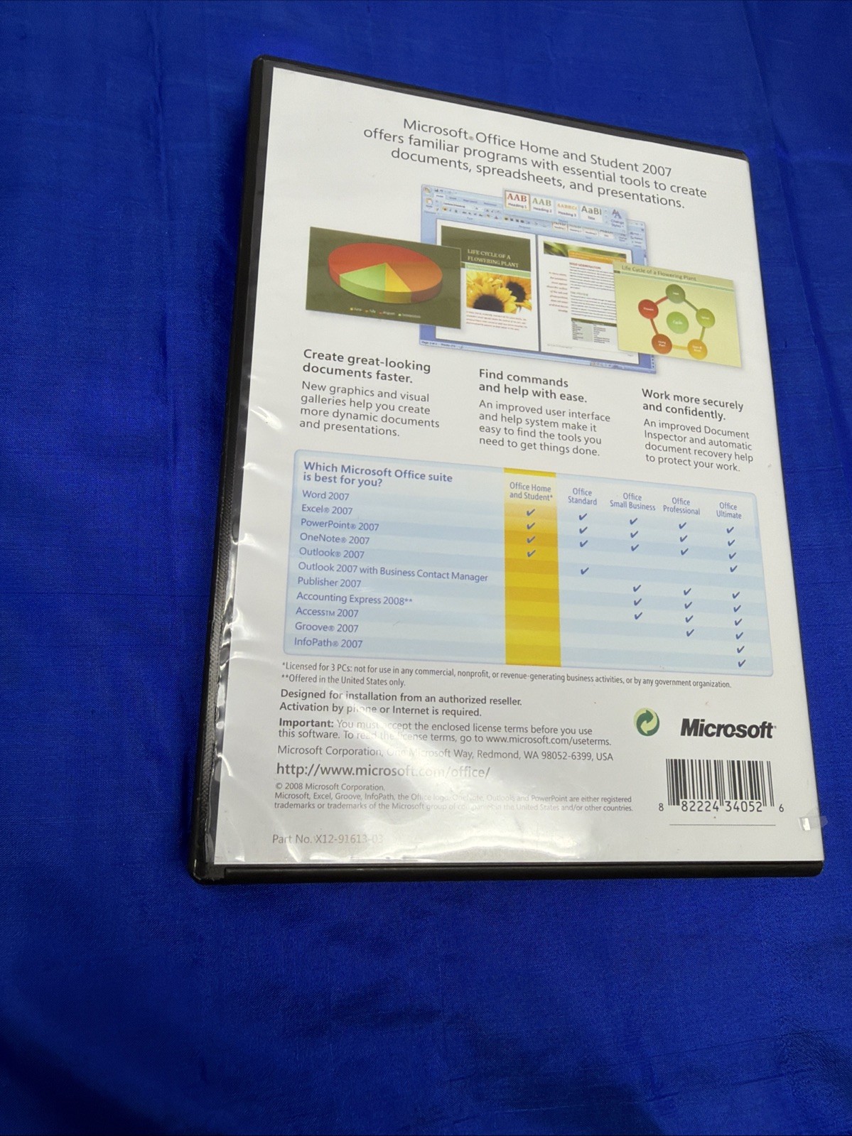 Microsoft Office Home and Student 2007 Service Desk Edition with Product Key