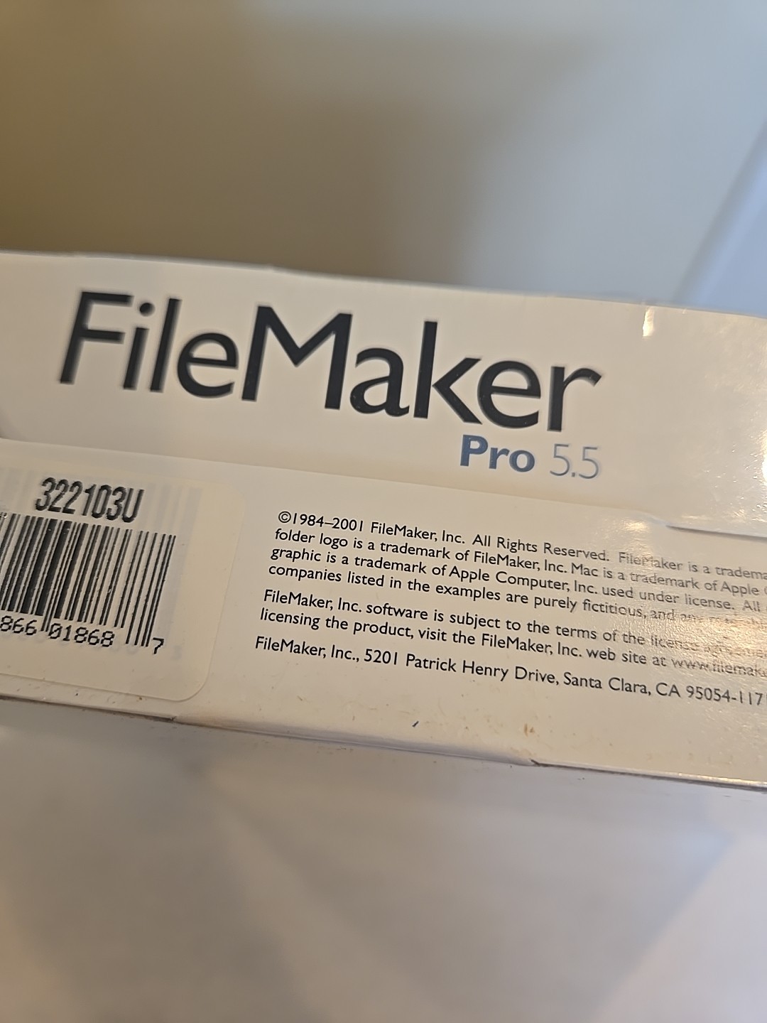 FILEMAKER PRO 5.5 For Mac, New, Sealed