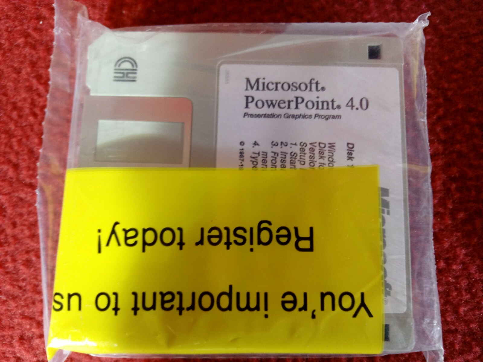 Vintage MIcrosoft PowerPoint Version 4.0 – PC – Brand New Sealed Discs & Books