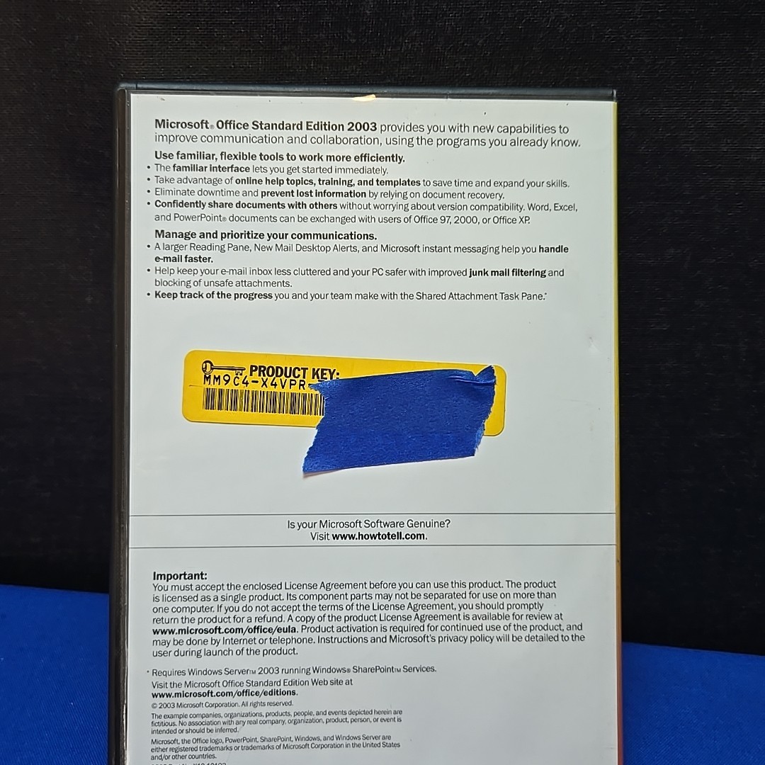 Microsoft Office Professional Edition 2003 w/ Original License Key