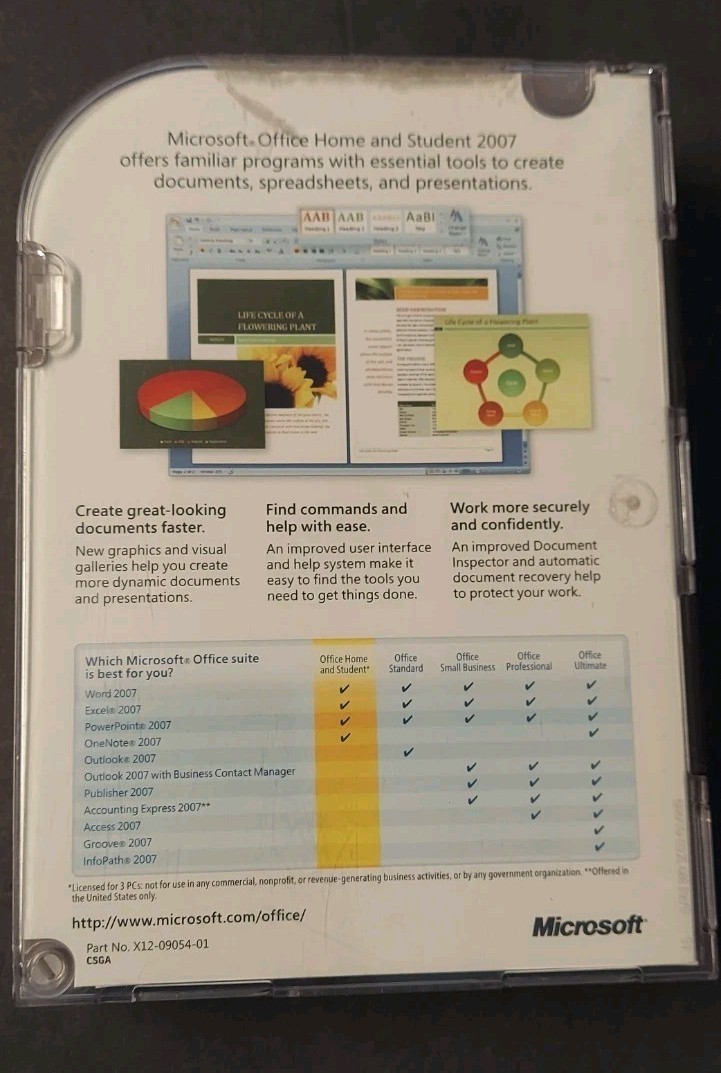 Microsoft Office Home and Student 2007 (79G-00007)