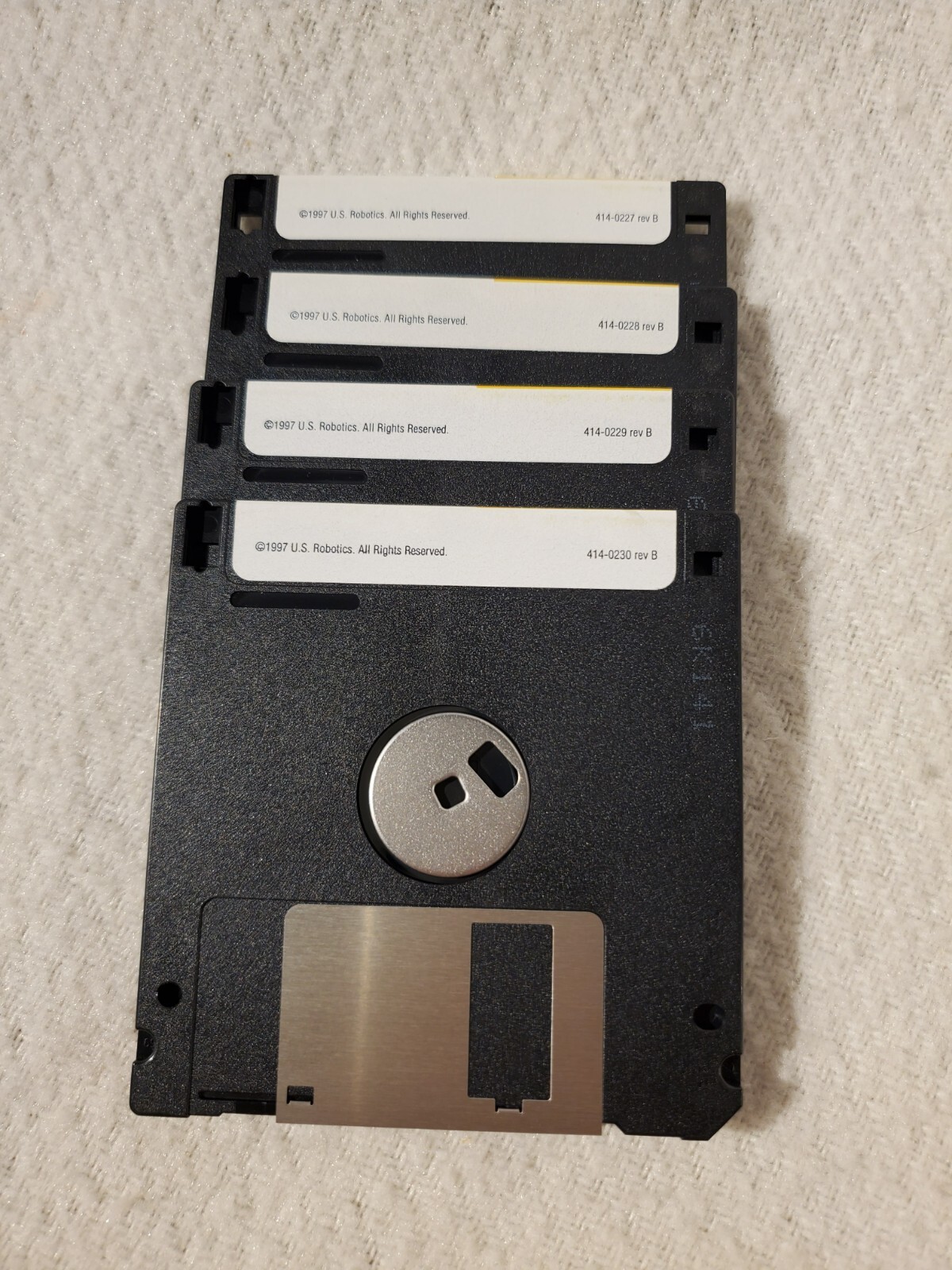 US Robotics Palm Pilot Desktop v1.0 1997 Apple Macintosh Software 3.5″ Floppy