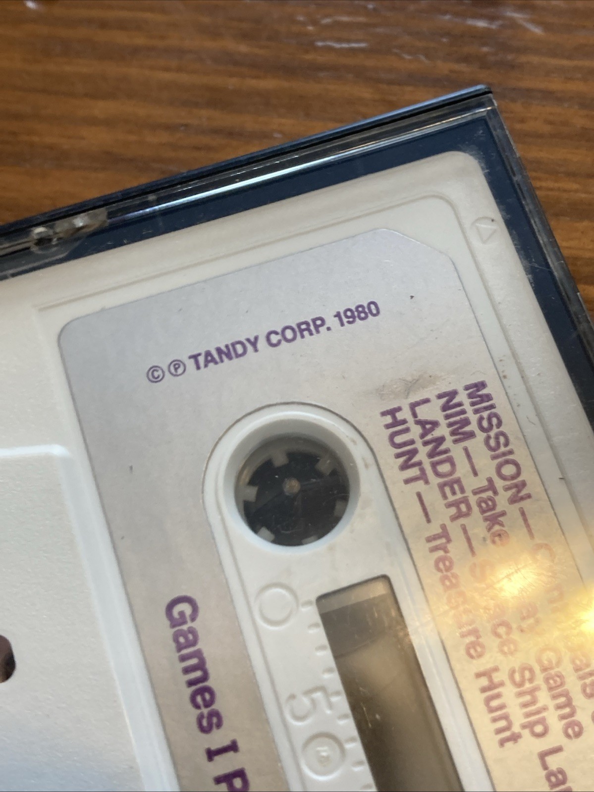 Radio Shack Tandy TRS-80 Pocket Computer GAMES 26-3515 2 Cassettes 8 Games