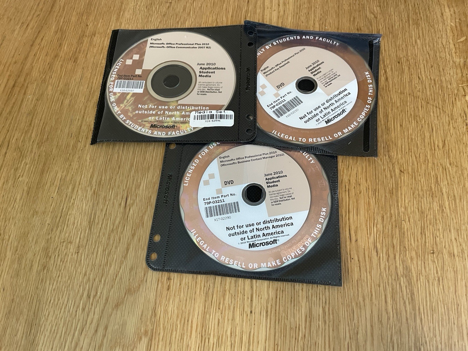 Microsoft Office Professional Plus 2010 Software Suite Students & Faculty