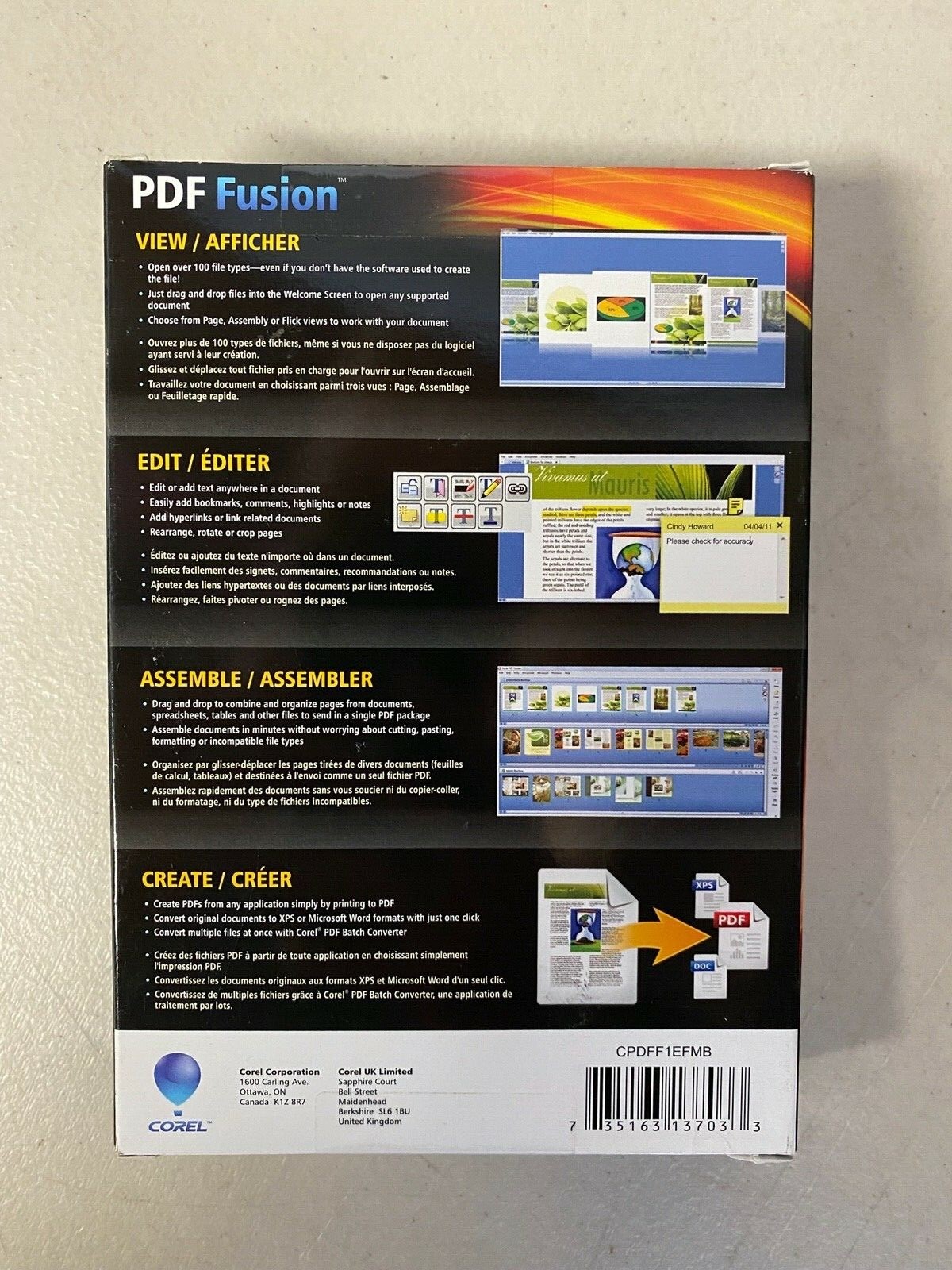 Corel PDF Fusion – Complete Product – 1 User – Standard