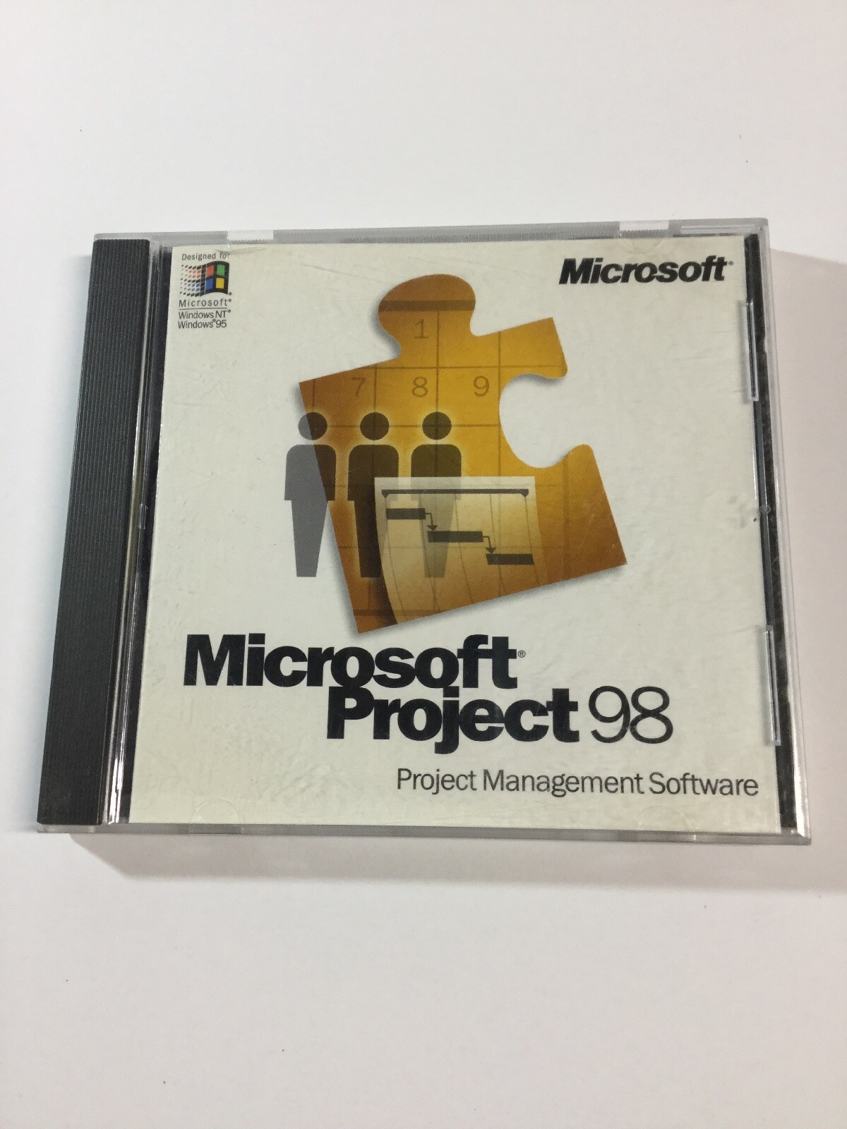 Microsoft Project 98- Management PC CD with Case