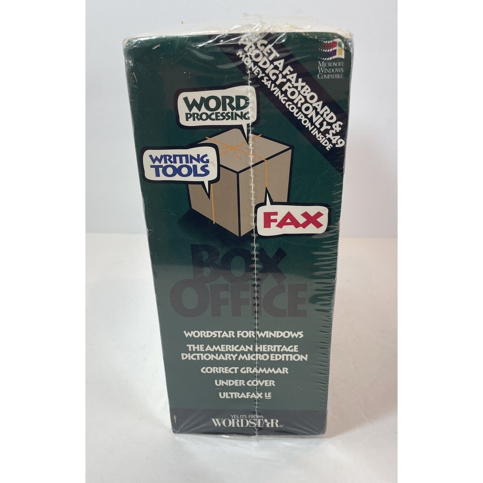 WordStar Box Office For Windows Version 1.5 Windows 3.0 Home Office 1992 Sealed