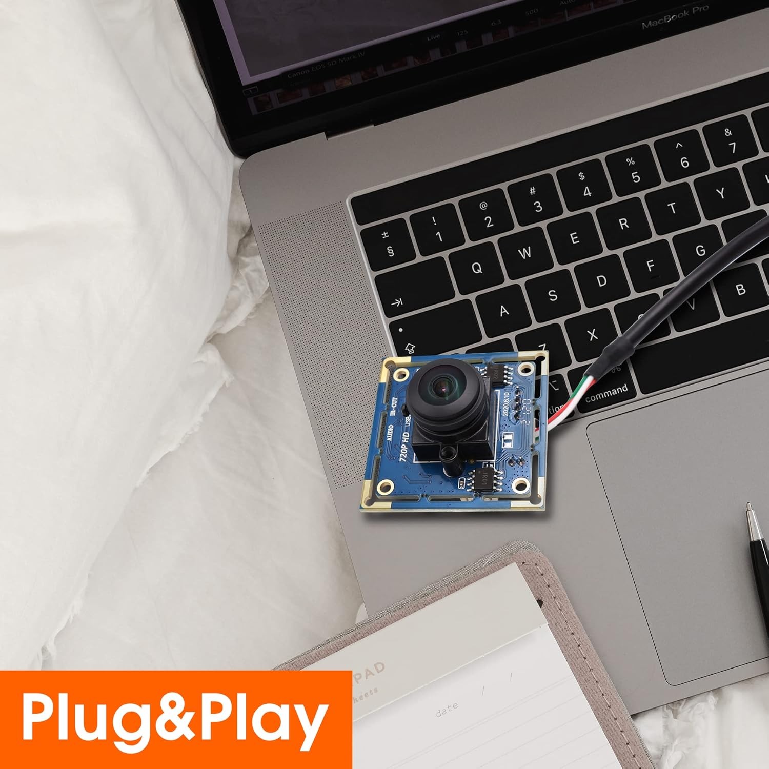 MMlove USB Camera Module 720P 30FPS HD Webcam with 170 Degree Fisheye