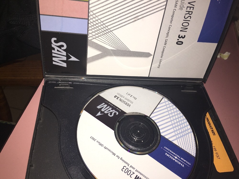 SAM 2003 Microsoft Office Training CD’s by Thomson Course Technology