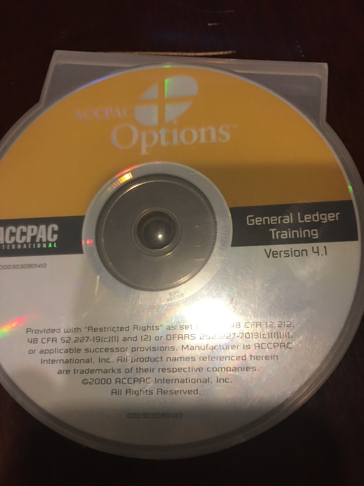 $6500 Brand New. Accpac Options. Training CDs For SM, GL,AP,AR,OE,PO,PROVIDES