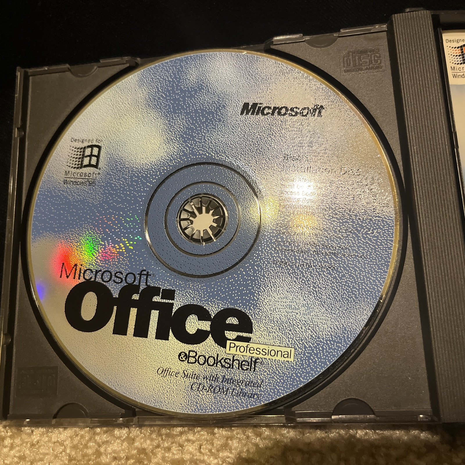 Microsoft Office Professional & Bookshelf Designed for Windows 95