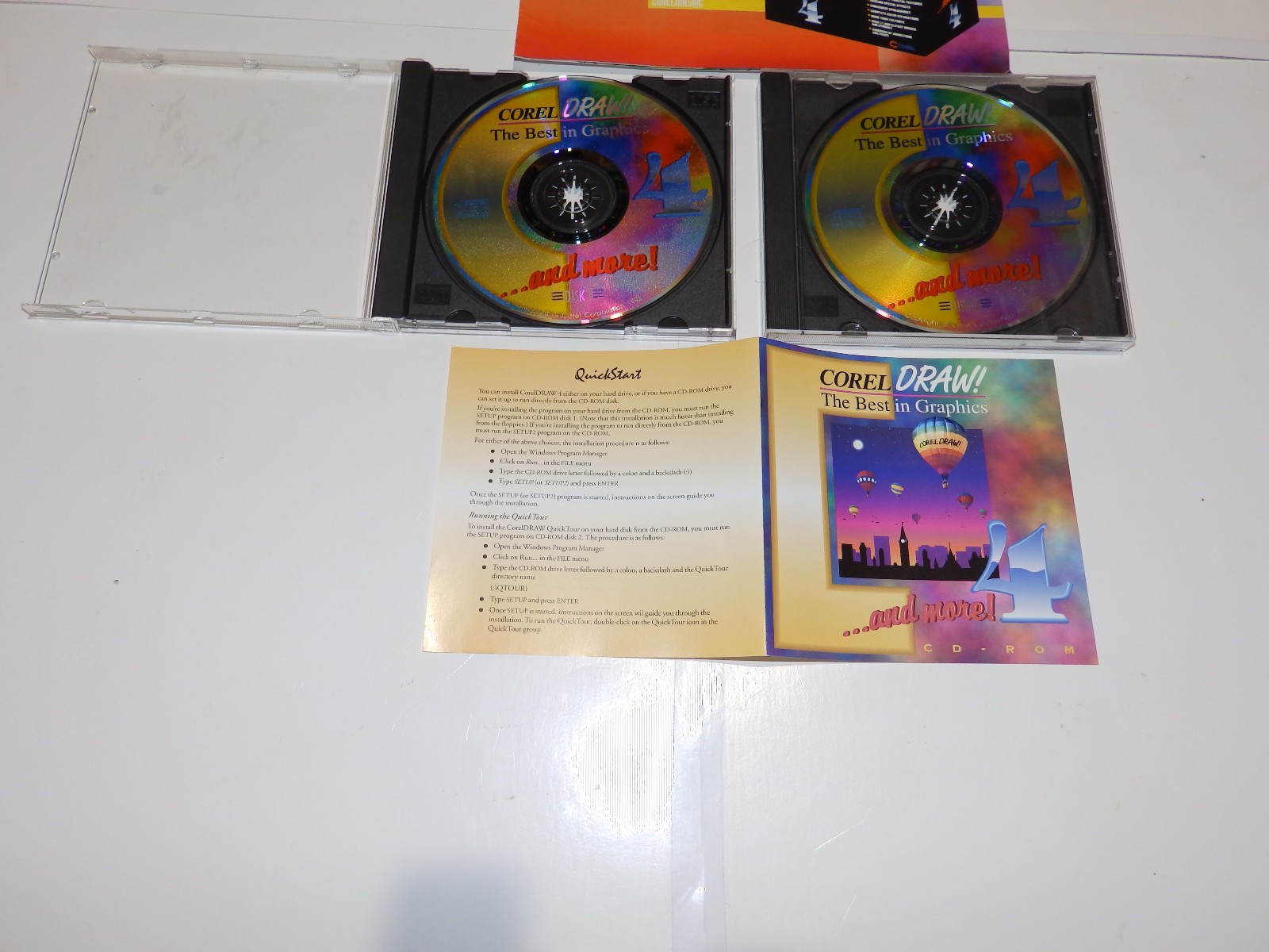 Vintage Software – CorelDRAW 5 and CorelDRAW 4 for Windows