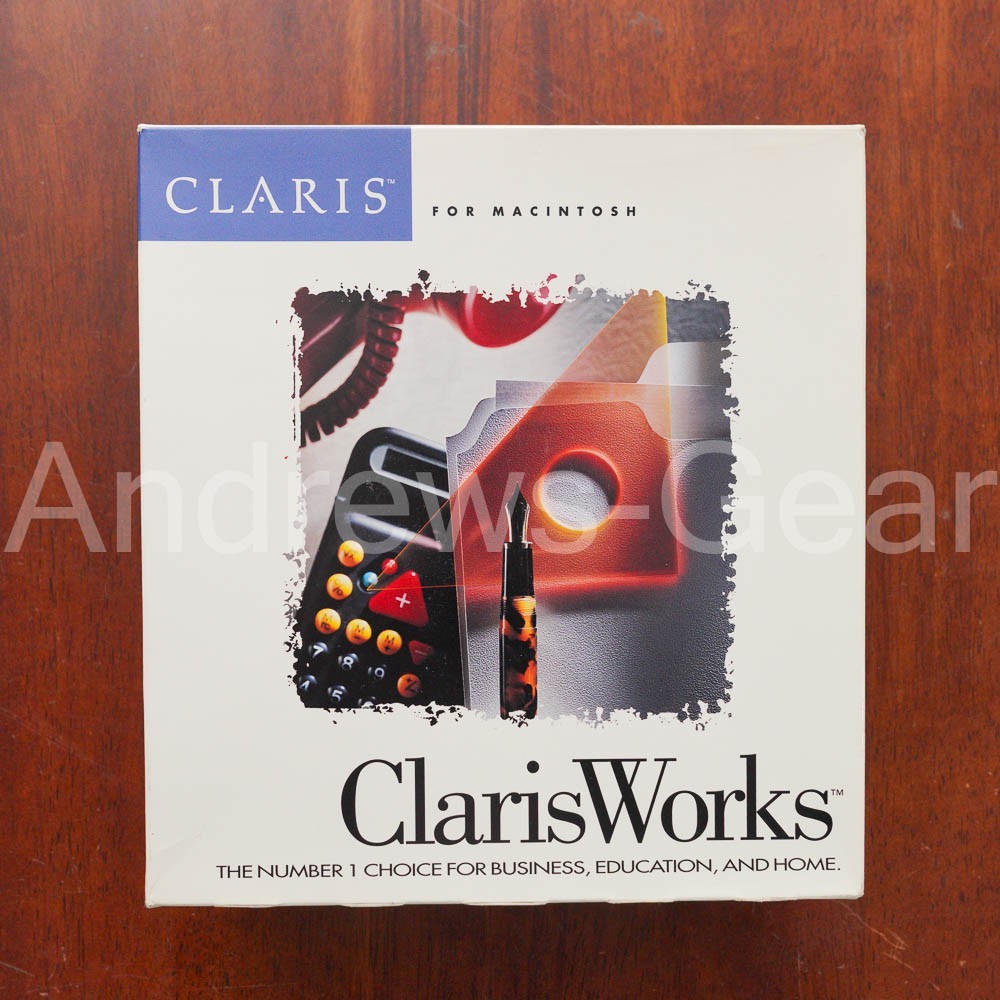 ClarisWorks Mac Software Office