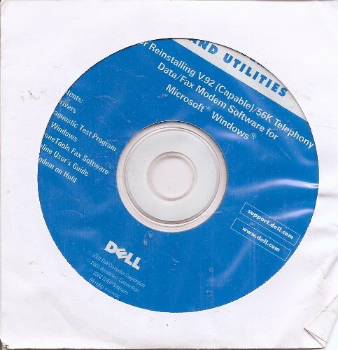 Dell Drivers and Utilities for Reinstalling V92 Data/Fax Modem P/N 9T300 Rev.A00