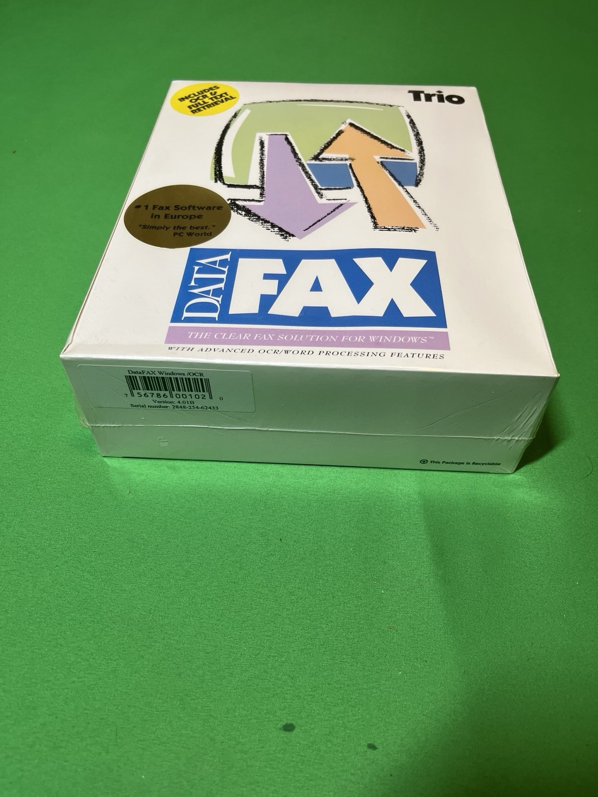 Trio Data FAX Ver.4.01B 3.5″ Diskettes f/ Windows
