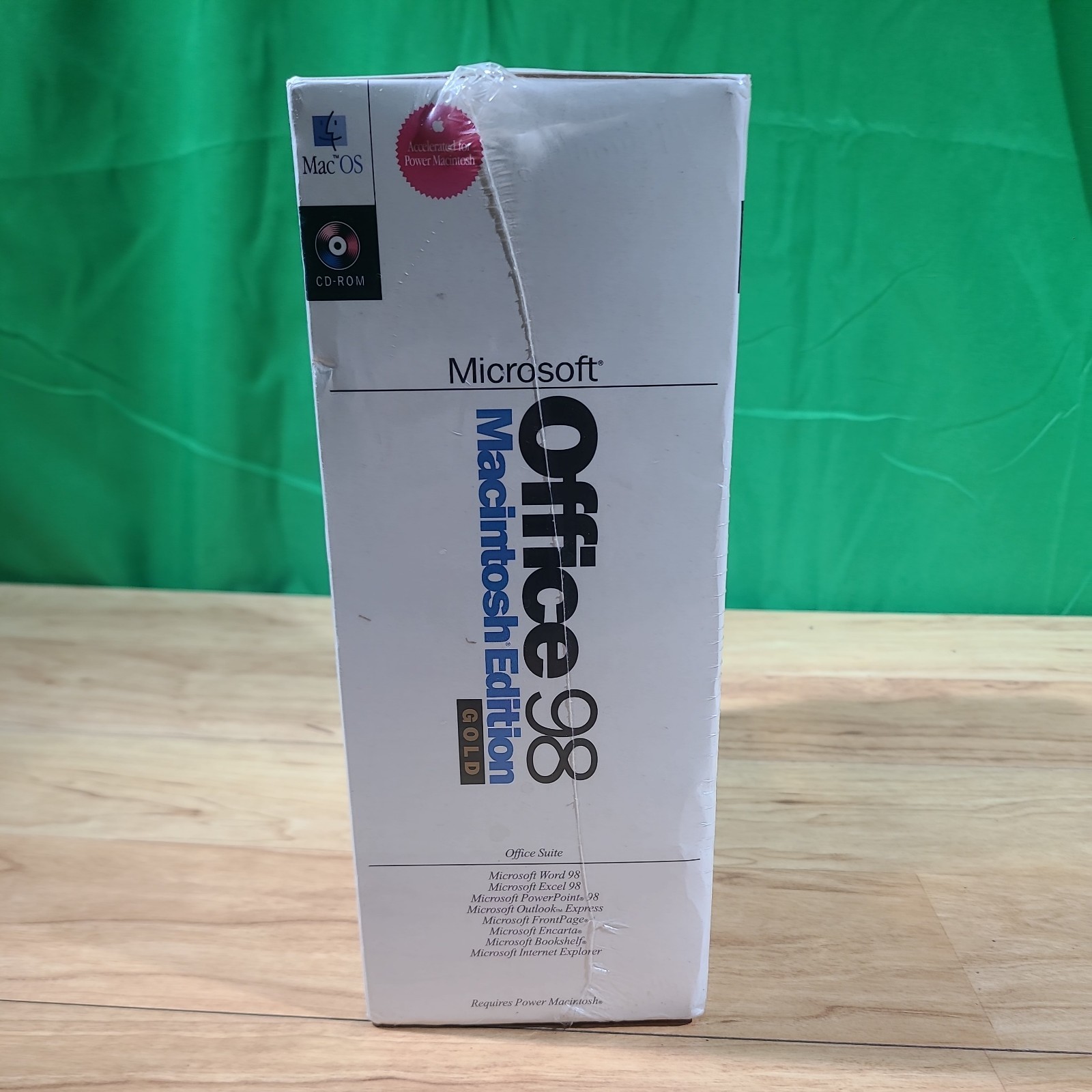 Sealed Microsoft Office 98 Gold Macintosh Edition with Box and manuals Mac