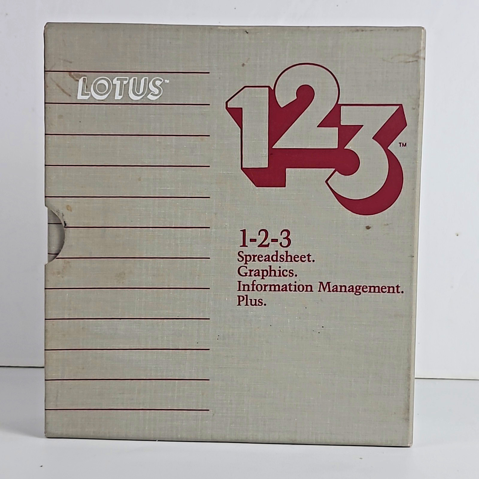 LOTUS 123 Version 1A For DOS Vintage Software With 5.25″ Floppy Disks Complete