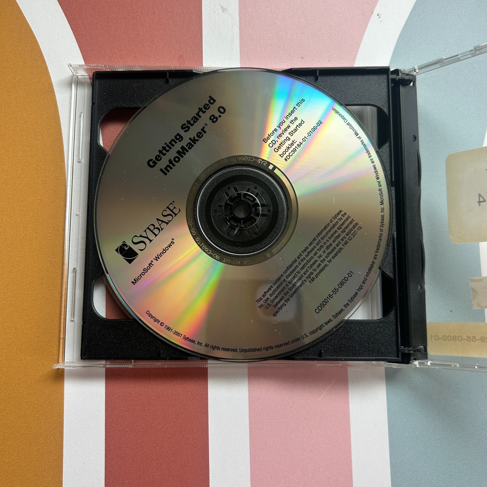 Sybase InfoMaker Version 8.0 CD Set w/ Getting Started and Key Microsoft Windows