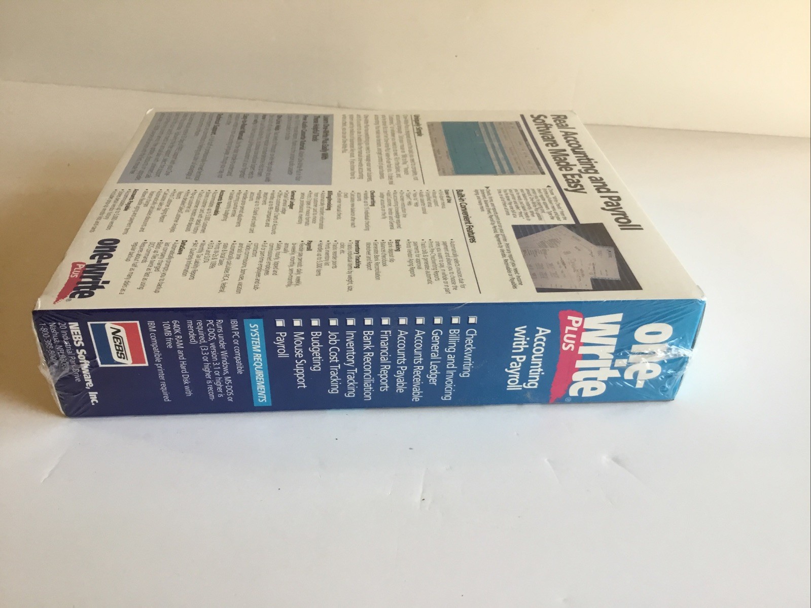 New Sealed One Write Plus Accounting Payroll – Software