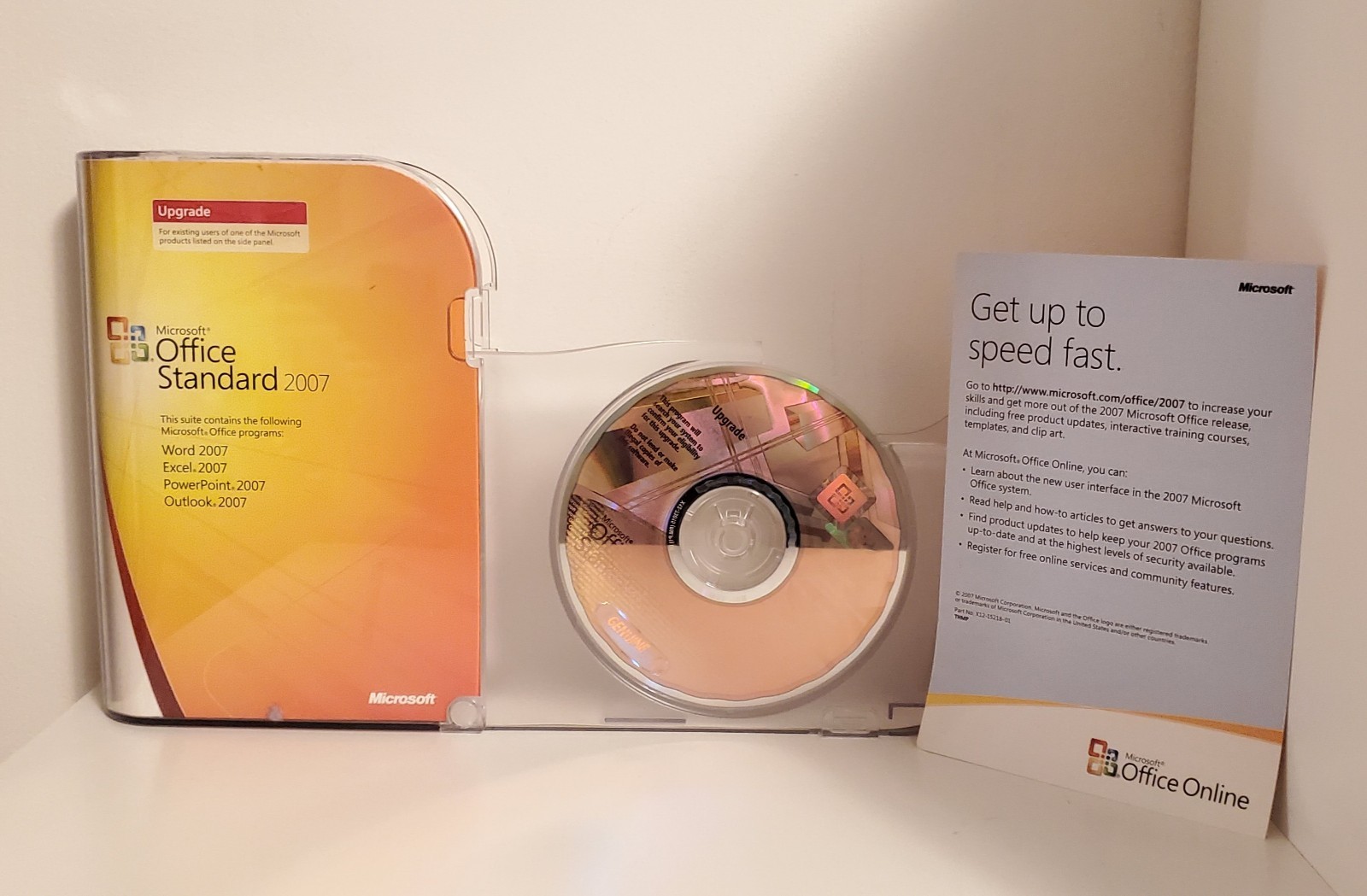 Microsoft Office Standard 2007 Upgrade CD W/ Product Key